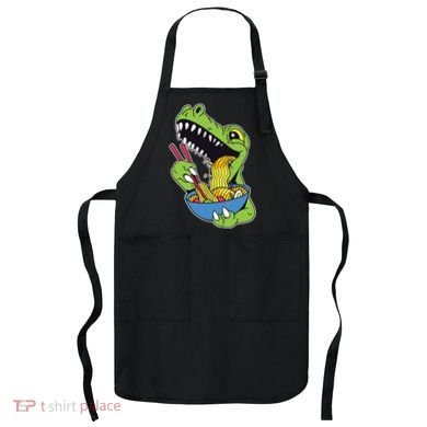 T-Rex Eating Ramen Apron