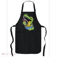 T-Rex Eating Ramen Apron thumb 0