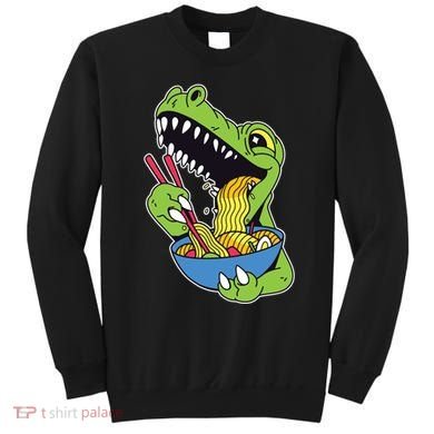 T-Rex Eating Ramen Sweatshirt