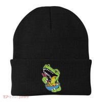 T-Rex Eating Ramen Beanie thumb 0