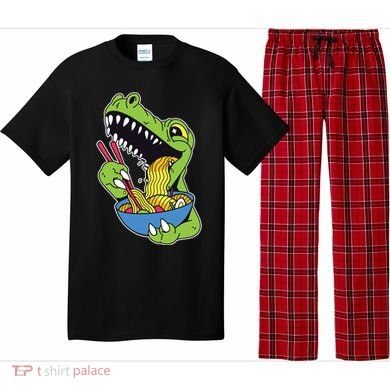 T-Rex Eating Ramen Pajama Set