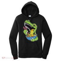 T-Rex Eating Ramen Women's Hoodie thumb 0