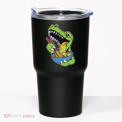 T-Rex Eating Ramen Tumbler