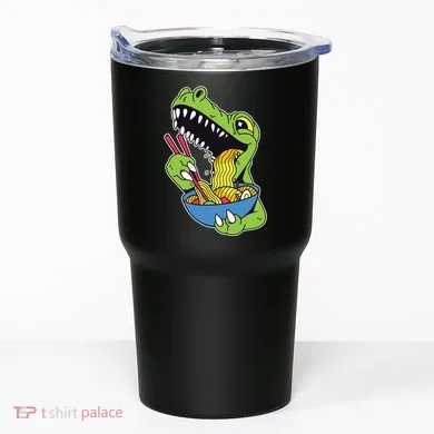 T-Rex Eating Ramen Tumbler