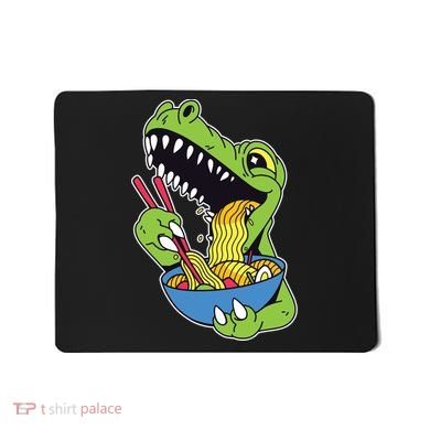T-Rex Eating Ramen Mousepad