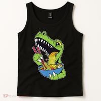 T-Rex Eating Ramen Tank Top thumb 2