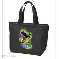 T-Rex Eating Ramen Tote Bag thumb 3