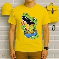 T-Rex Eating Ramen T-Shirt thumb 6