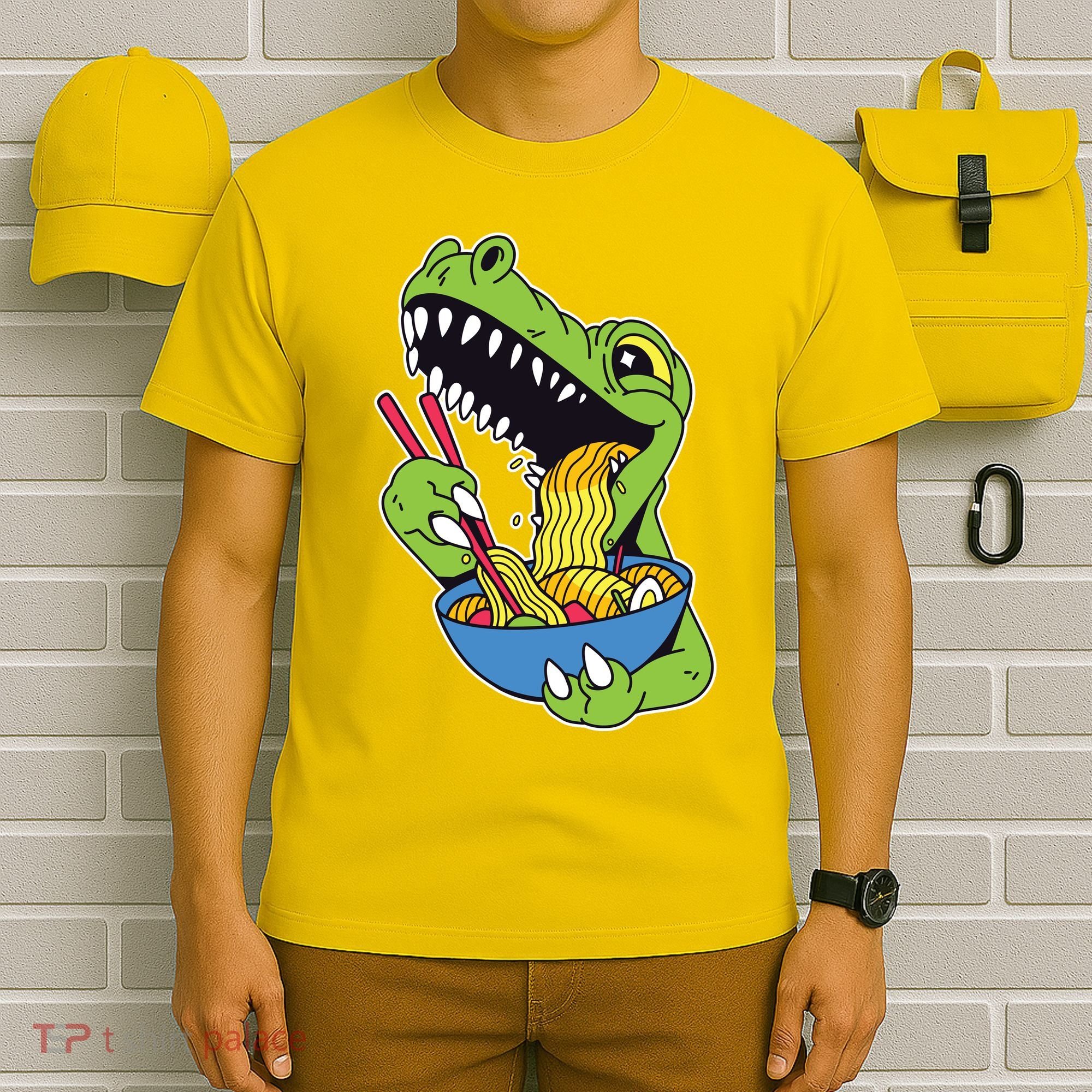 T-Rex Eating Ramen T-Shirt