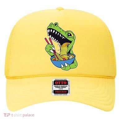 T-Rex Eating Ramen Hat