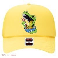 T-Rex Eating Ramen Hat thumb 0