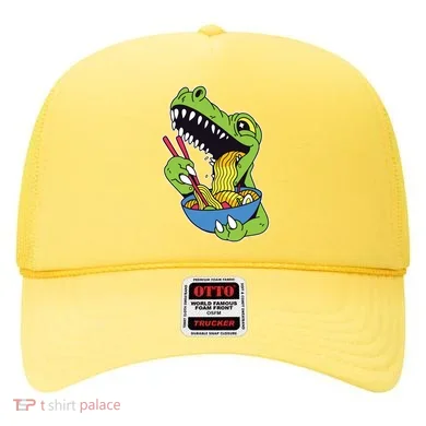 T-Rex Eating Ramen Hat