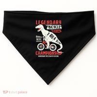 T-Rex Funny Bicycle Racing USA-Made Doggie Bandana thumb 0