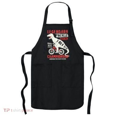 T-Rex Funny Bicycle Racing Apron