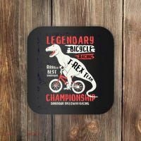 T-Rex Funny Bicycle Racing Coaster thumb 0