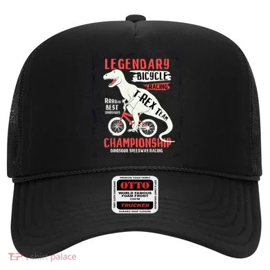 T-Rex Funny Bicycle Racing Hat