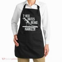 T-Rex Hates Being Naked Apron thumb 2