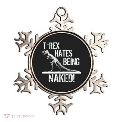 T-Rex Hates Being Naked Ornament