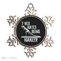 T-Rex Hates Being Naked Ornament thumb 0