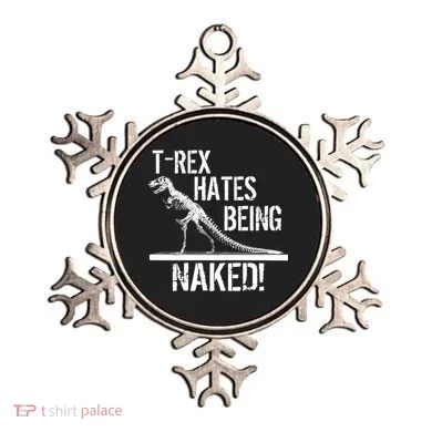 T-Rex Hates Being Naked Ornament