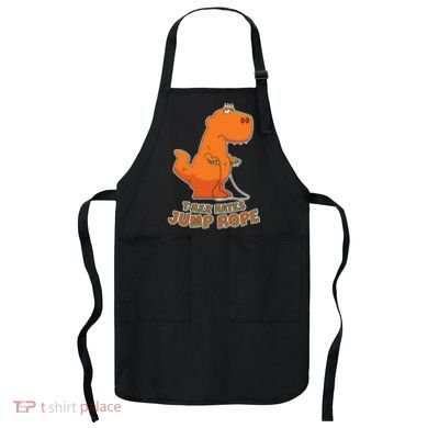 T-Rex Hates Jump Rope Apron