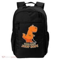 T-Rex Hates Jump Rope Backpack thumb 0