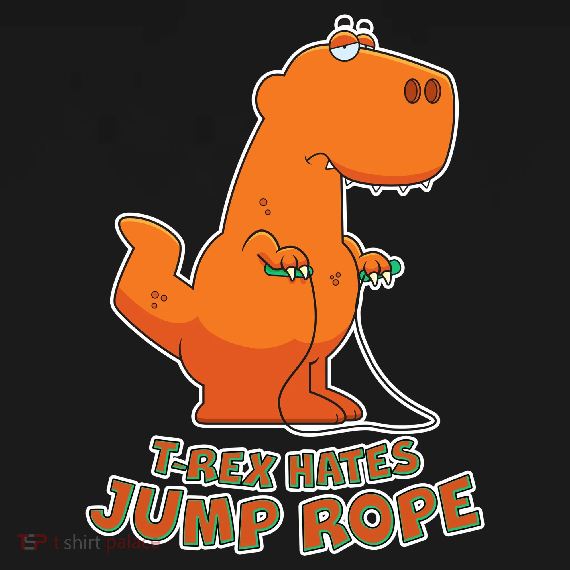 T-Rex Hates Jump Rope Women's Hoodie