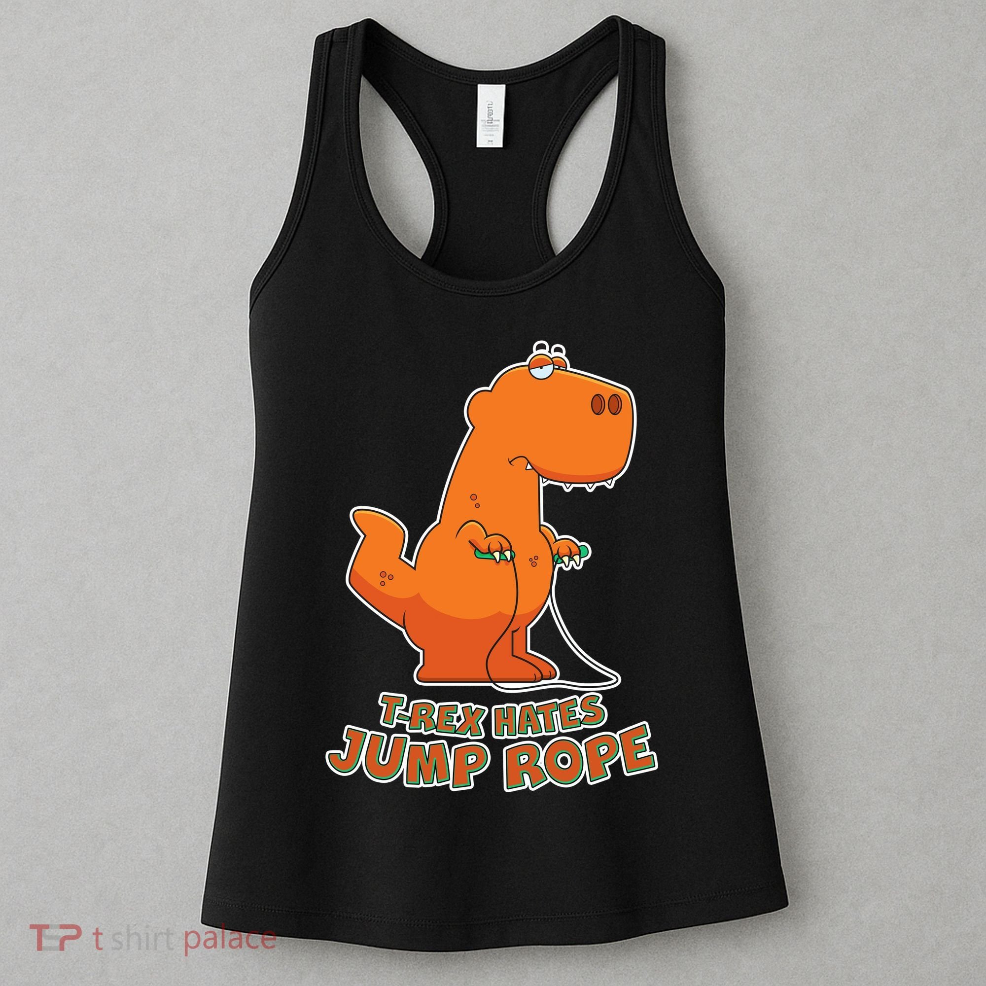 T-Rex Hates Jump Rope Women's Tank Top
