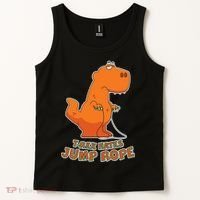 T-Rex Hates Jump Rope Tank Top thumb 2