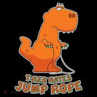 T-Rex Hates Jump Rope Tank Top thumb 6