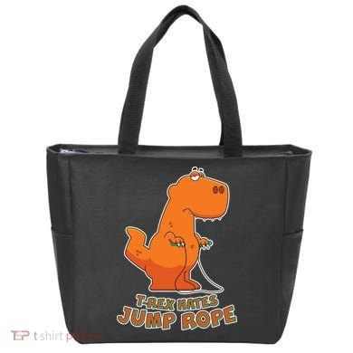 T-Rex Hates Jump Rope Tote Bag