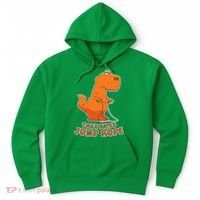 T-Rex Hates Jump Rope Hoodie thumb 0