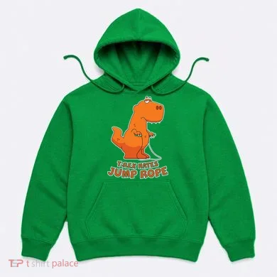 T-Rex Hates Jump Rope Hoodie