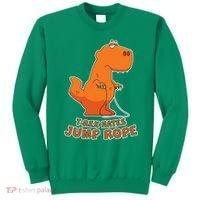 T-Rex Hates Jump Rope Sweatshirt thumb 0