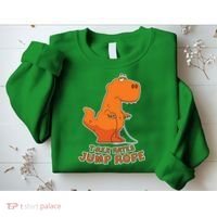 T-Rex Hates Jump Rope Sweatshirt thumb 2