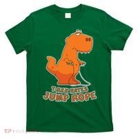 T-Rex Hates Jump Rope T-Shirt thumb 0