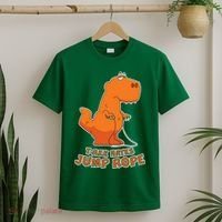 T-Rex Hates Jump Rope T-Shirt thumb 2