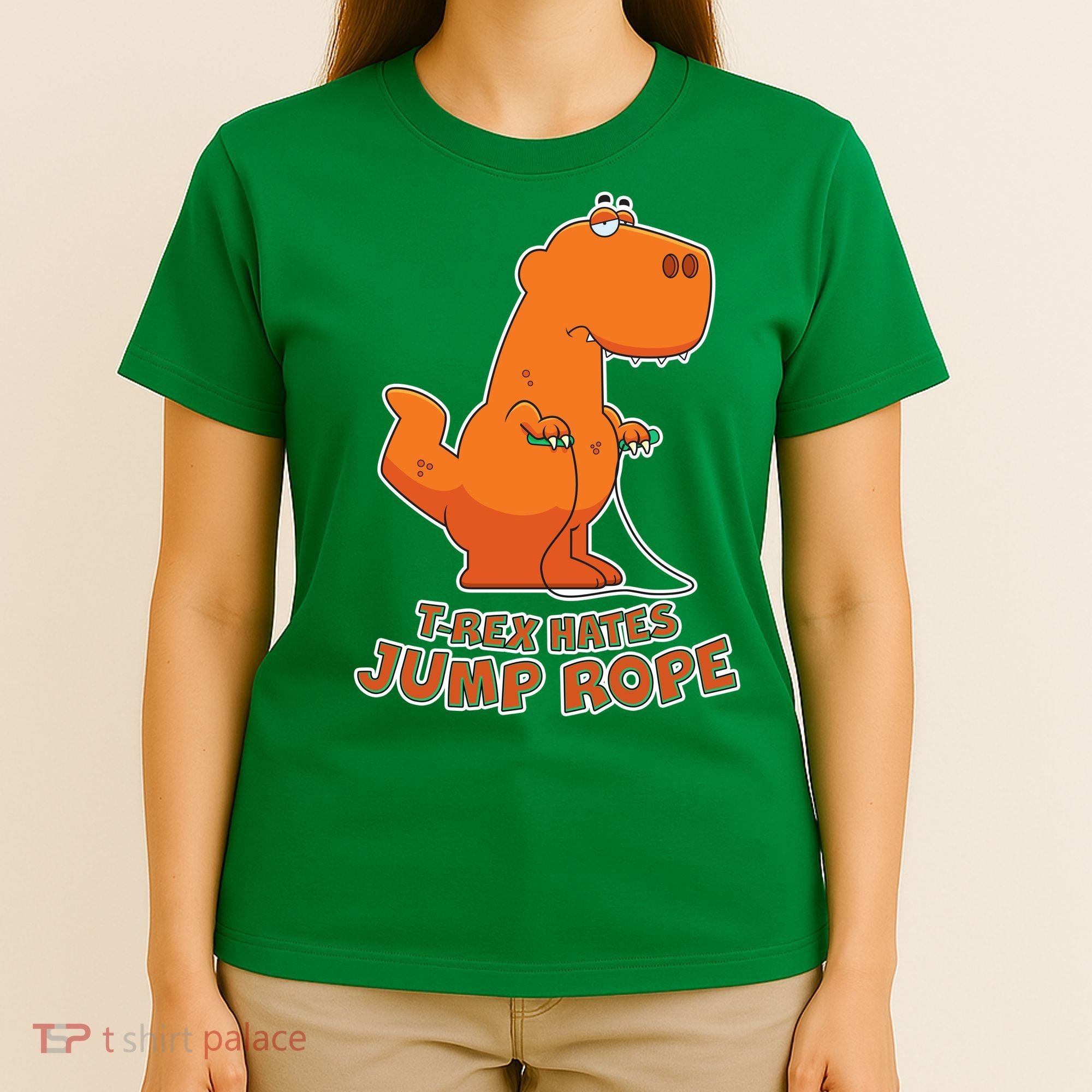 T-Rex Hates Jump Rope T-Shirt