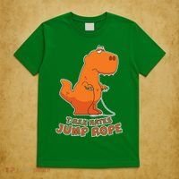 T-Rex Hates Jump Rope T-Shirt thumb 5