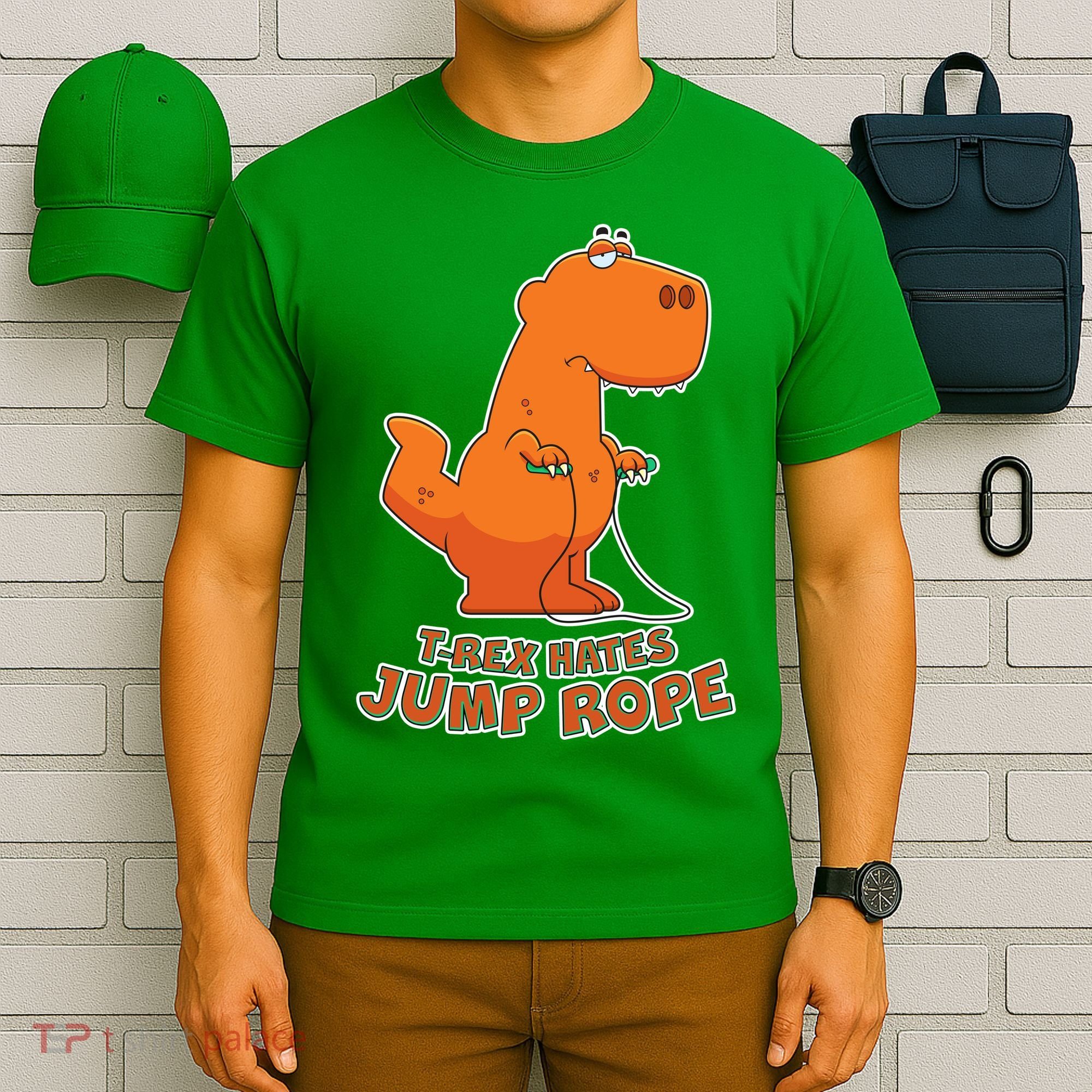 T-Rex Hates Jump Rope T-Shirt