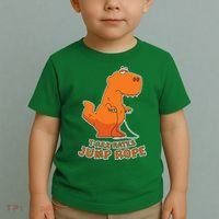 T-Rex Hates Jump Rope Toddler T-Shirt thumb 2