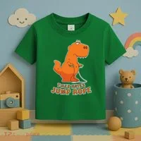 T-Rex Hates Jump Rope Toddler T-Shirt thumb 3
