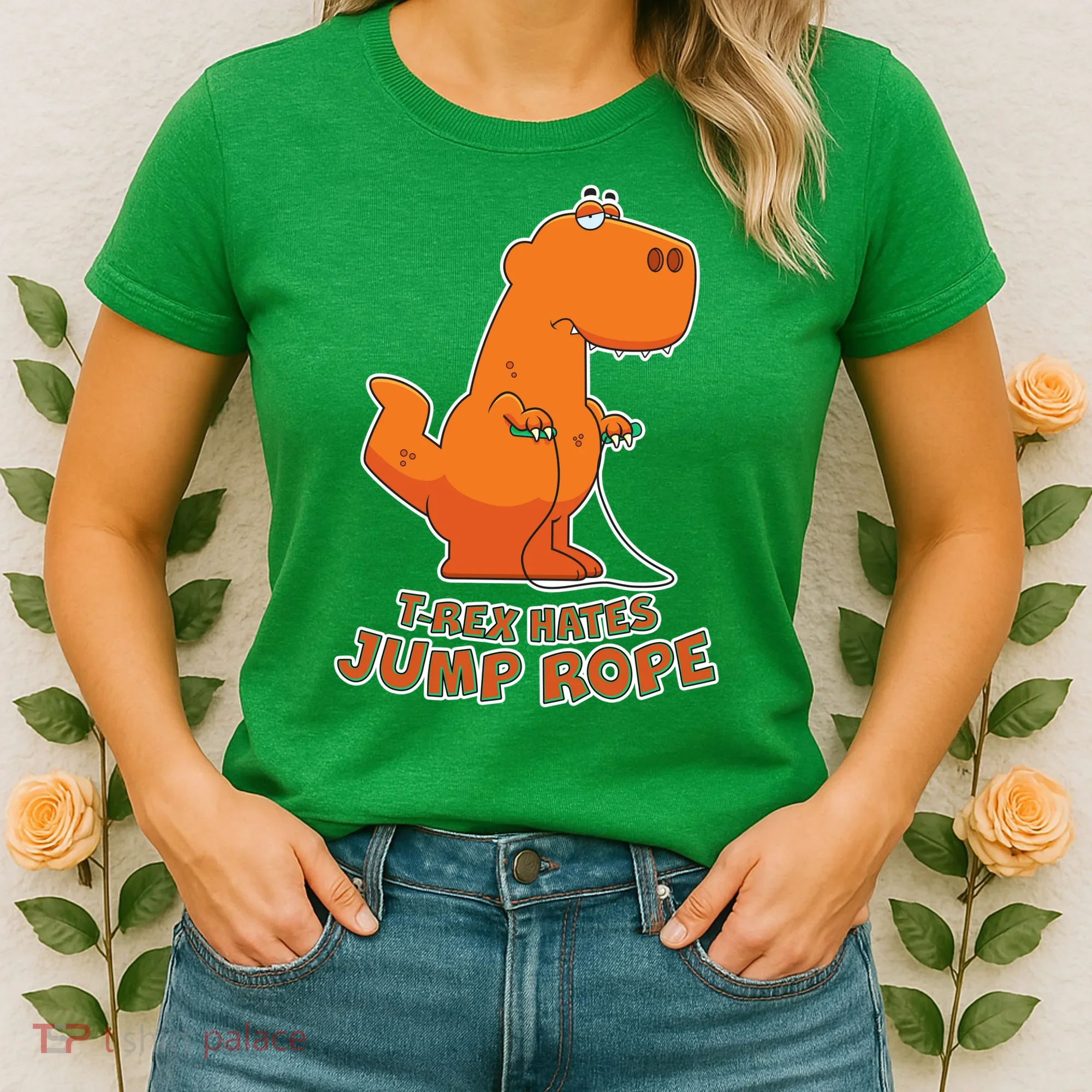 T-Rex Hates Jump Rope Women's T-Shirt