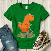 T-Rex Hates Jump Rope Women's T-Shirt thumb 3