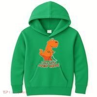 T-Rex Hates Jump Rope Kids Hoodie thumb 0