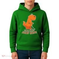 T-Rex Hates Jump Rope Kids Hoodie thumb 4