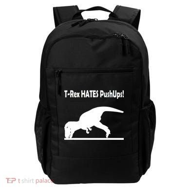 T-Rex Hates Push-Ups Backpack