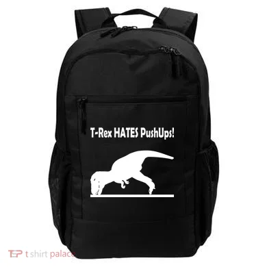 T-Rex Hates Push-Ups Backpack