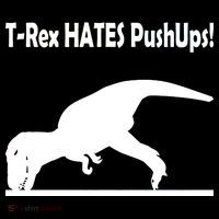 T-Rex Hates Push-Ups Backpack thumb 2