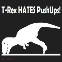 T-Rex Hates Push-Ups Beanie thumb 2